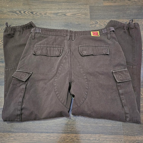 Empyre Relax Mens Pants 30 Cargo Brown Utility Workwear Skate Y2K Streetwear - Picture 6 of 12